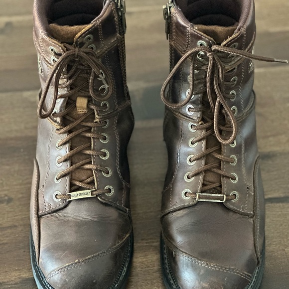 Harley-Davidson Men's Brown Leather Boots - Picture 2 of 10